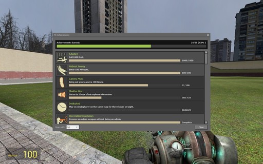 Achievements for Gmod